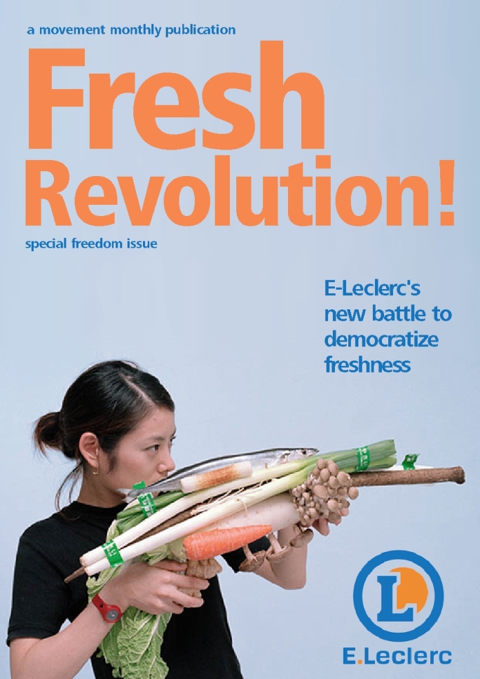 E LECRERC Magazine cover Fresh Revolution